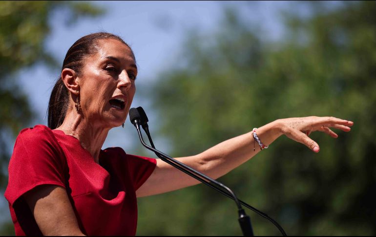 Sheinbaum dijo que la democracia es muy valiosa como para ponerla en duda con la compra de votos. SUN/D. Simón