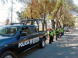 La Policía Estatal del Estado de México realiza constantemente operativos en su territorio. ESPECIAL