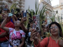 En el Domingo de Ramos se conmemora la entrada de Jesús a Jerusalén. EFE / G. AMADOR