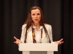 Mirza Flores no reveló quién podría suplir a Esquer en caso de que el INE reitere la decisión de eliminar la participación del ex secretario de Asistencia Social. EL INFORMADOR / H. Figueroa