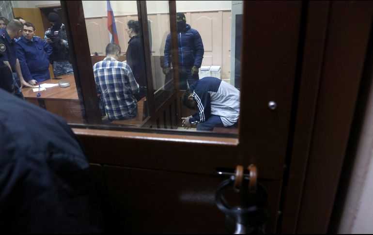 La audiencia se llevó a cabo mientras Rusia guardaba un día de luto nacional tras el ataque del viernes a la sala de conciertos Crocus City Hall, ubicada en los suburbios de Moscú, en el que murieron al menos 137 personas. EFE / S. Ilnitsky