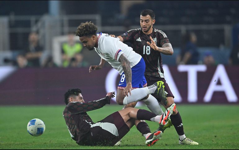 México solo tuvo un disparo a portería y Estados Unidos pudo meter tres o cuatro goles. IMAGO7.