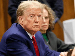 Una vez más, Donald Trump volvió a señalar que todo se trata de una caza de brujas por parte de los demócratas. EFE / B. McDermid