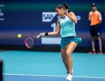 Caroline García eliminó a dos campeonas de Grand Slam en días consecutivos. EFE/C. Herrera