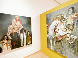 Obras pertenecientes a la exposición “Tierra pródiga”, en el Ex Convento del Carmen. CORTESÍA