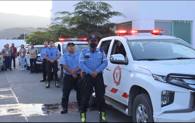 Integrantes de la Dirección municipal de Protección Civil y Bomberos estarán realizando recorridos de vigilancia sobre las vialidades más importantes del municipio. ESPECIAL/Gobierno de Tlajomulco