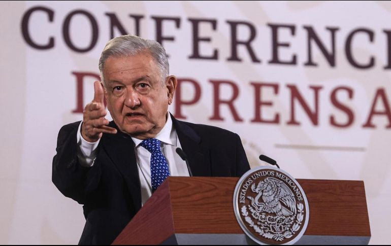 López Obrador arremetió contra los estudiantes mexicanos de Harvard en su conferencia matutina. SUN/ G. Pano