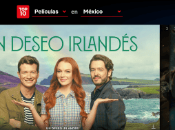 En Netflix existe un ranking  de las películas más vistas. ESPECIAL/NETFLIX