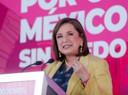 Xóchitl Gálvez, candidata a la presidencia del PRI, PAN y PRD. EFE / I. Esquivel