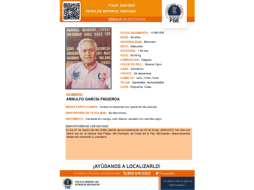La ficha de desaparición refiere que Arnulfo García, fue visto por última vez a las 02:30 de la mañana del 7 de marzo, en la colonia San Felipe, de la cabecera municipal de Cotija. X / @FiscaliaMich