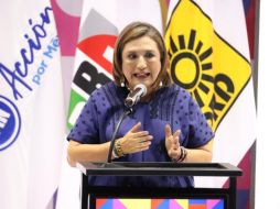 El INE insta a Xóchitl Gálvez y a otros actores políticos a abstenerse de utilizar su imagen en propaganda electoral. EL INFORMADOR/Archivo