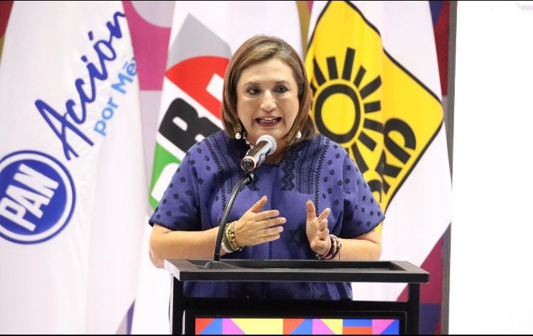 El INE insta a Xóchitl Gálvez y a otros actores políticos a abstenerse de utilizar su imagen en propaganda electoral. EL INFORMADOR/Archivo