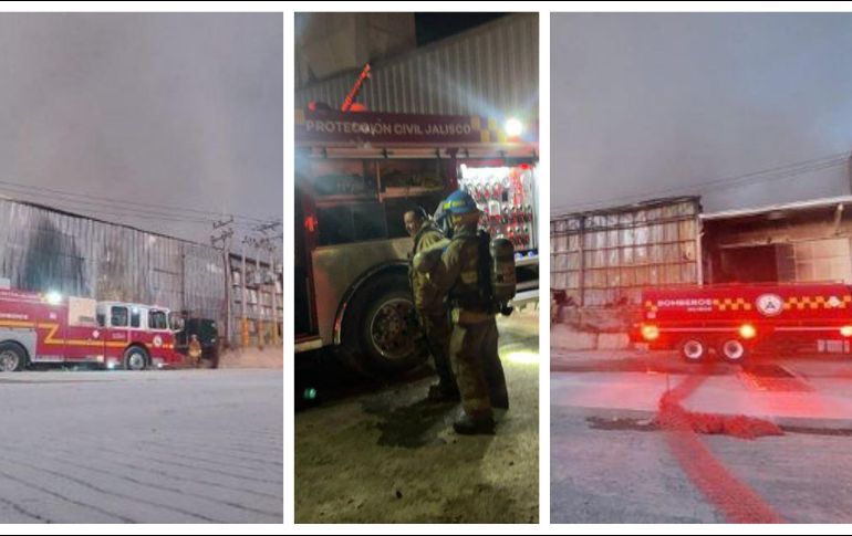 La dimensión del incendio fue de 80 por 100 metros; participaron más de 35 oficiales de Protección Civil y Bomberos de Zapotlanejo y Guadalajara ESPECIAL / PROTECCIÓN CIVIL