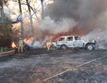 No hubo personas lesionadas por el siniestro, el cual fue controlado poco después de las 20:00 horas. ESPECIAL
