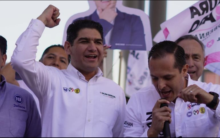 En el arranque de su campaña, Óscar Santos dijo que evitará la edificación en zonas que carezcan de servicios públicos. @OscarSantosR / Twitter