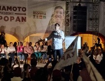 Pedro Kumamoto, candidato a la alcaldía de Zapopan por la coalición Sigamos Haciendo Historia (Morena, PT, Verde, Hagamos, Futuro), prometió que de ganar los comicios del 2 de junio, regresará la tranquilidad a Zapopan. EL INFORMADOR / J. Díaz