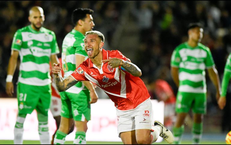 Francisco Calvo logró el empate que inició la remontada de Juárez. IMAGO7/M. Tapia