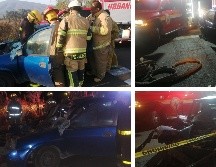 Un sujeto que iba de copiloto fue trasladado a un hospital del IMSS en Ocotlán; su estado es de gravedad. ESPECIAL