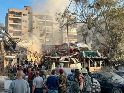 Hossein Akbari, el embajador de Irán en Siria, salió ileso del ataque. AFP