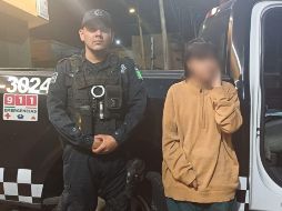 La menor fue llevada de regreso con su madre. ESPECIAL/ Policía de Guadalajara