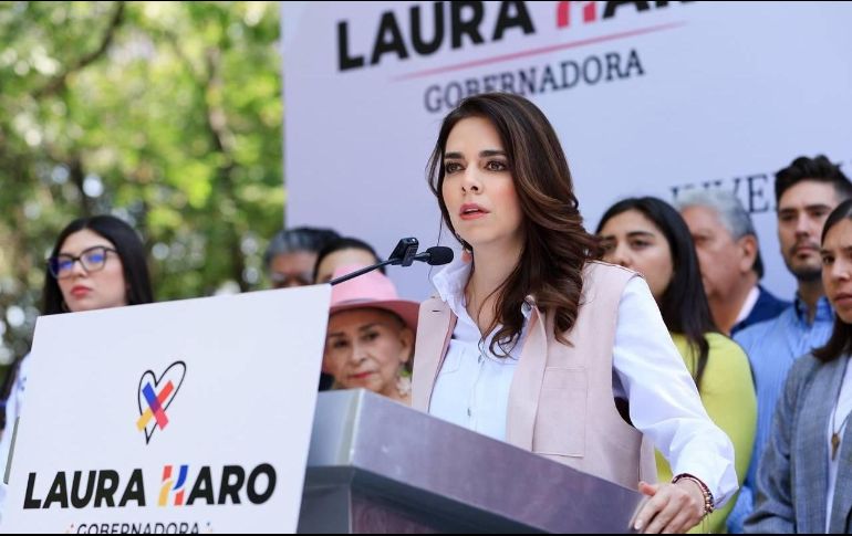 Laura Haro precisó que, de ganar la gubernatura de Jalisco, se convertirá en la “Gobernadora de las Juventudes”. ESPECIAL
