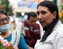 La candidata de Morena, Gisela Gaytán, solicitó la protección para las campañas electorales. SUN/ ESPECIAL Redes Sociales