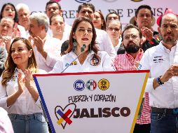 Otra de las propuestas de Laura Haro es es homologar el salario de los policías municipales de Jalisco, de tal manera que ninguno gane menos de 20 mil pesos mensuales. EL INFORMADOR/ H. Figueroa.