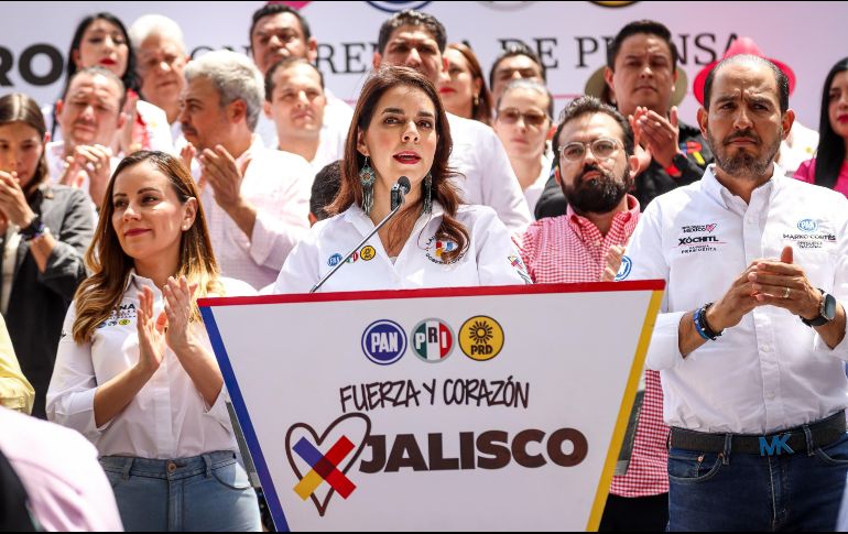 Otra de las propuestas de Laura Haro es es homologar el salario de los policías municipales de Jalisco, de tal manera que ninguno gane menos de 20 mil pesos mensuales. EL INFORMADOR/ H. Figueroa.