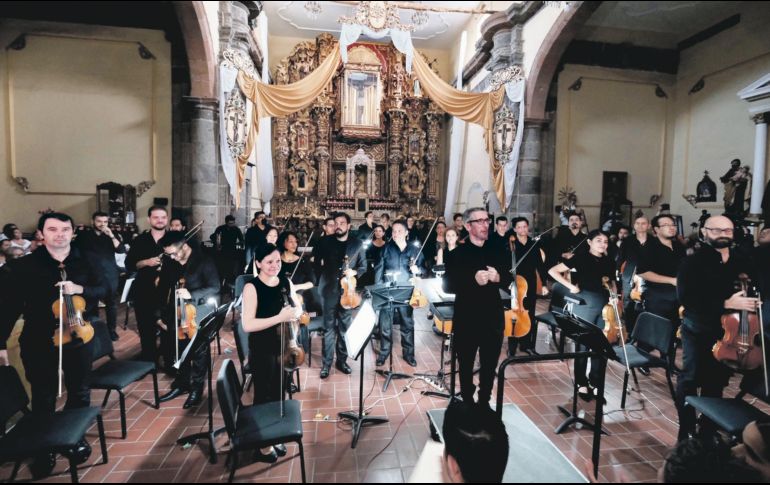 La OFJ realiza, por tercer año consecutivo, estas presentaciones. La foto muestra un concierto en Amacueca. CORTESÍA