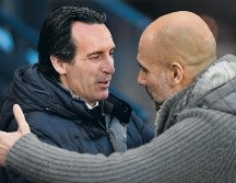 Unai Emery ha logrado descifrar al City de Guardiola y hoy chocarán de nueva cuenta. AFP/P. Ellis