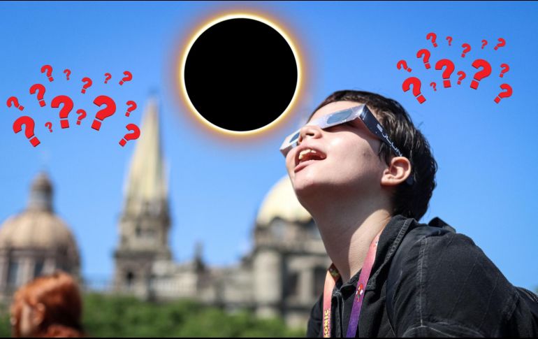 No volverá a haber un eclipse solar de esta magnitud en Guadalajara sino hasta el 30 de marzo del 2052. EL INFORMADOR/ ARCHIVO