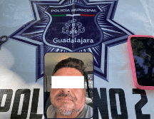El detenido fue identificado como Juan Manuel, de 43 años, quien quedó a disposición el Ministerio Público. CORTESÍA/COMISARÍA GDL