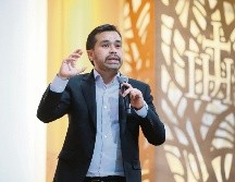 El emecista fue a la Universidad Iberoamericana, en León. EFE