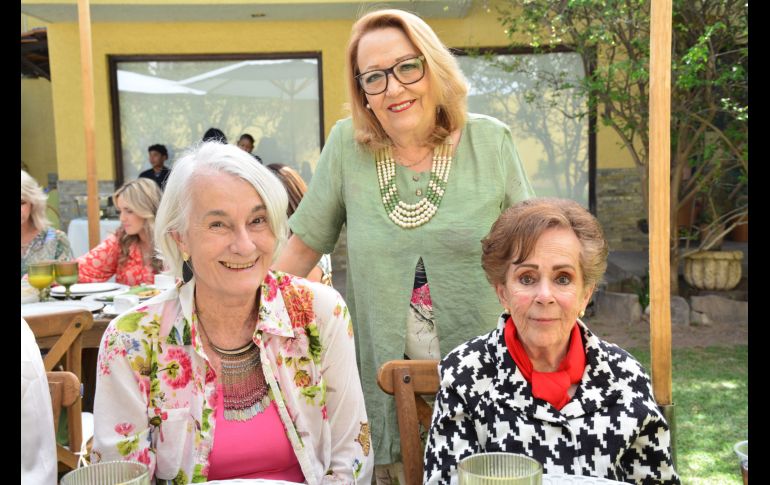 Annie Michel, Consuelo Morales y María Villarreal. GENTE BIEN JALISCO/ Marifer Rached