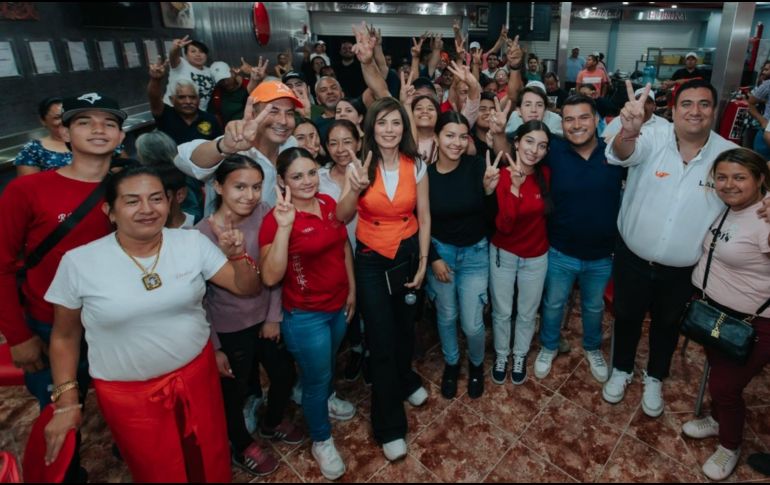 Verónica Delgadillo habló de diseñar distintivos para los comerciantes y que acudir al Estadio sea una de las experiencias más bonitas de Guadalajara. ESPECIAL