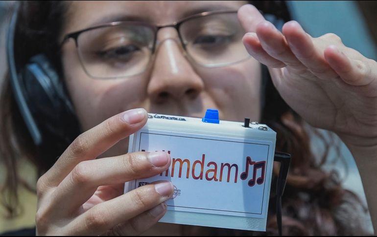 Los investigadores puntualizaron que Miimdam imita lo que hace el ojo humano y permite que las personas experimenten y comprendan el fenómeno del eclipse solar al percibirlo mediante el oído. ESPECIAL / UNAM