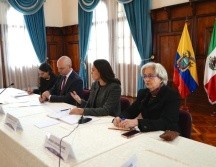 A través de un comunicado, la Cancillería de Ecuador, invocó el principio de 