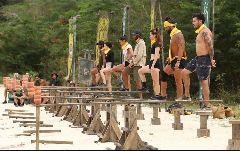 Los Jaguares y los Halcones se encuentran empatados tras casi un mes de competencias. X/mexico_survivor