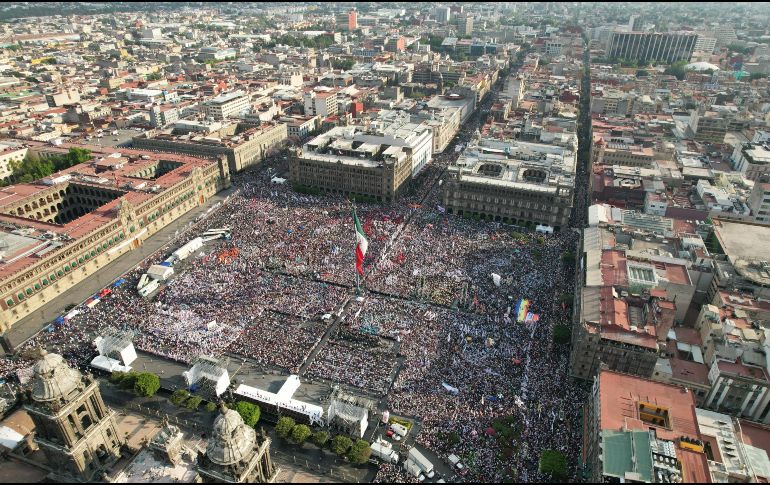 Fueron un millón 200 personas las que respaldaron a Claudia Sheinbaum en 78 municipios de 24 estados de todo lo largo y ancho de la República Mexicana. ESPECIAL