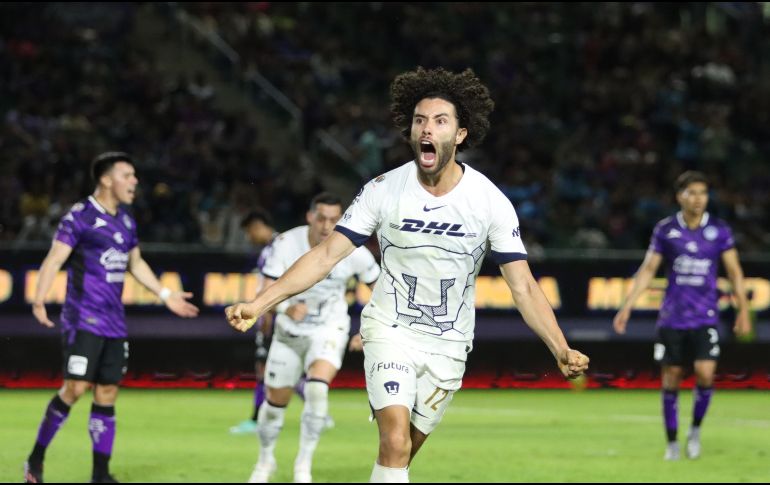 El Chino Huerta hizo el tercero de la Universidad Nacional. IMAGO7