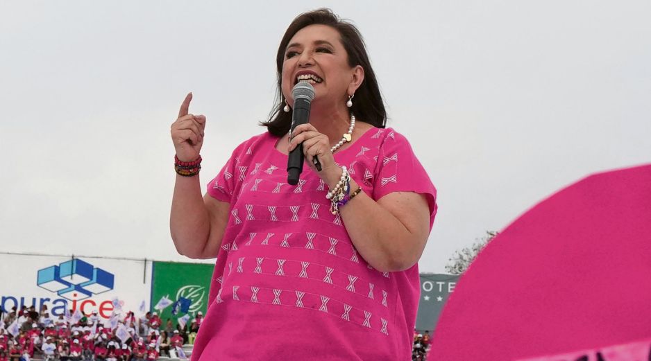 Xóchitl Gálvez, candidata de la coalición “Fuerza y Corazón por México”. AP