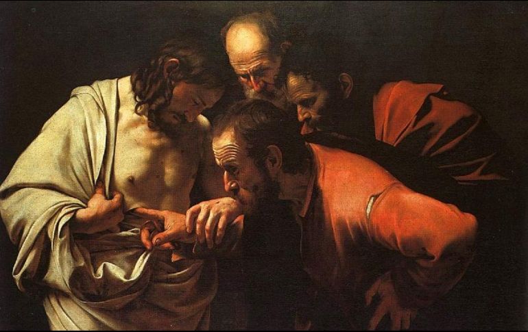 «Tú crees porque me has visto; dichosos los que creen sin haber visto». WIKIPEDIA/«La incredulidad de santo Tomás», de Caravaggio