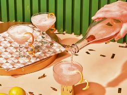 Everything’s coming up rose. Un coctel con porte y glamour. CORTESÍA