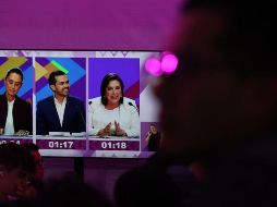 También se registraron otras fallas como en la sala de prensa instalada en la explanada del INE. SUN / B. FREGOSO