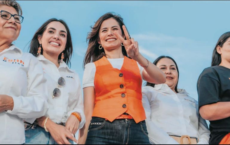 La candidata emecista señaló que un mejor alumbrado generará mejor seguridad. ESPECIAL