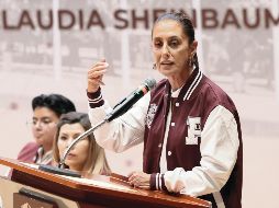 La morenista insistió en que la educación “es un derecho”. EFE