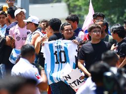 Esto significará la primera vez que Messi jugará un partido oficial en tierras mexicanas. EFE/R. Mendoza