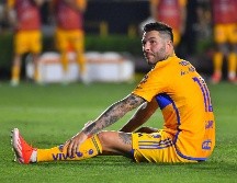 André-Pierre Gignac falló uno de los tiros penales de los Tigres. IMAGO7/J. Ovalle
