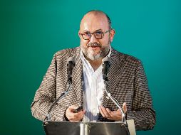 El rector de la UdeG, durante la presentación de los proyectos y apoyos a la industria fílmica del Estado. EL INFORMADOR/ H. Figueroa