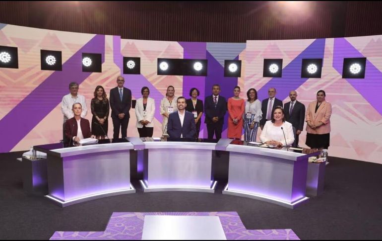 El domingo 28 de abril a las 20:00 horas, los ojos de México estarán puestos en los Estudios Churubusco, donde se llevará a cabo el segundo debate presidencial. SUN / INE